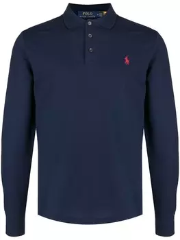 Polo Ralph Lauren рубашка поло с длинными рукавами, синий