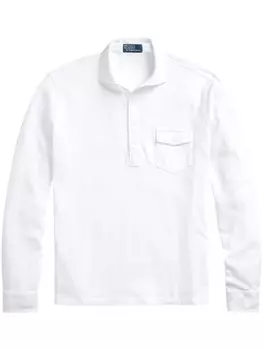Polo Ralph Lauren рубашка поло с длинными рукавами, белый