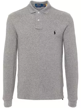 Polo Ralph Lauren рубашка поло с логотипом Polo Pony, серый