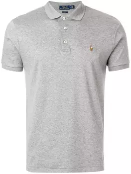 Polo Ralph Lauren рубашка-поло с логотипом, серый