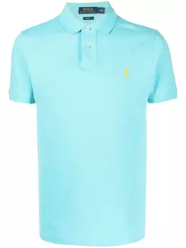 Polo Ralph Lauren рубашка поло с вышитым логотипом, синий
