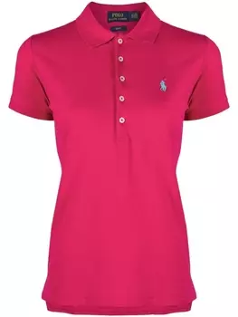Polo Ralph Lauren рубашка поло с вышитым логотипом, розовый