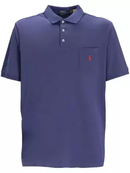 Polo Ralph Lauren рубашка поло с вышитым логотипом, синий