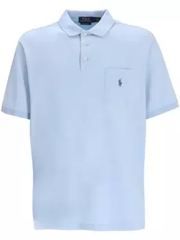 Polo Ralph Lauren рубашка поло с вышитым логотипом, синий