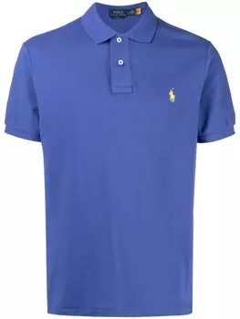 Polo Ralph Lauren рубашка поло с вышитым логотипом, синий