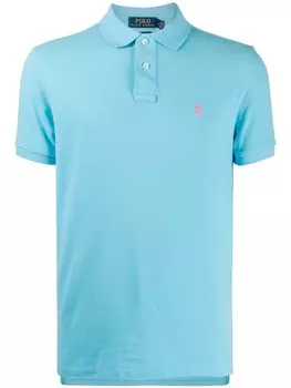 Polo Ralph Lauren рубашка поло с вышитым логотипом, синий