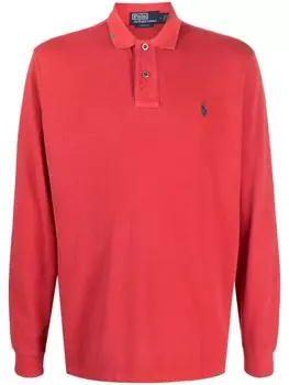 Polo Ralph Lauren рубашка поло с вышитым логотипом, красный