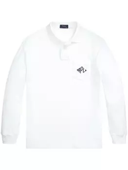 Polo Ralph Lauren рубашка поло с вышитым логотипом, белый
