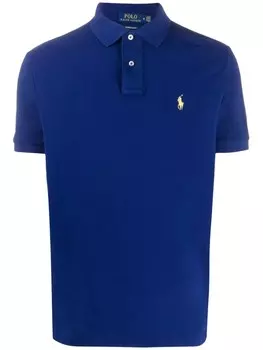 Polo Ralph Lauren рубашка поло с вышитым логотипом, синий