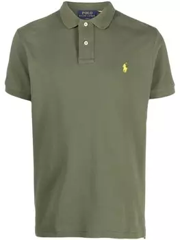 Polo Ralph Lauren рубашка поло с вышитым логотипом, зеленый