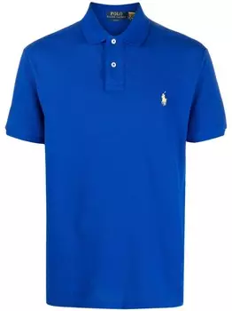 Polo Ralph Lauren рубашка поло с вышитым логотипом, синий