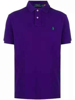 Polo Ralph Lauren рубашка поло с вышитым логотипом, фиолетовый