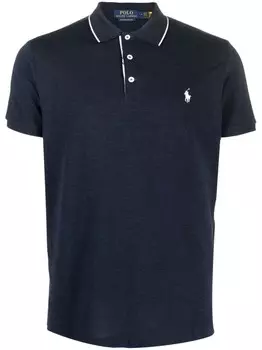 Polo Ralph Lauren рубашка поло с вышитым логотипом, синий