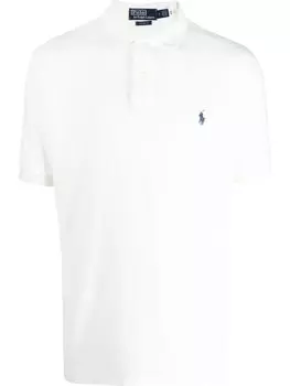 Polo Ralph Lauren рубашка поло с вышитым логотипом, белый