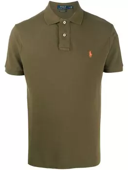 Polo Ralph Lauren рубашка поло с вышитым логотипом, зеленый