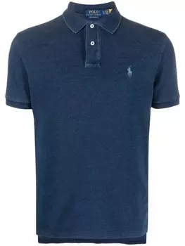 Polo Ralph Lauren рубашка поло с вышитым логотипом, синий