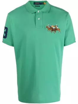 Polo Ralph Lauren рубашка поло с вышитым логотипом, зеленый