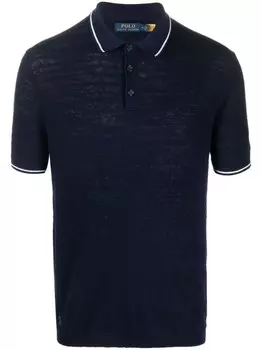 Polo Ralph Lauren рубашка поло с вышитым логотипом, синий