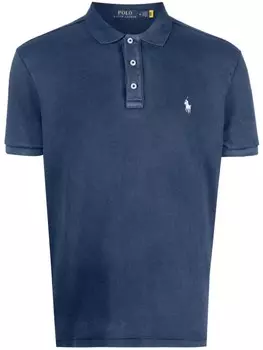 Polo Ralph Lauren рубашка поло с вышитым логотипом, синий