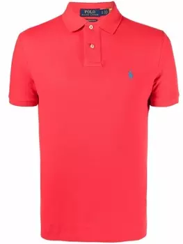 Polo Ralph Lauren рубашка поло с вышитым логотипом, красный