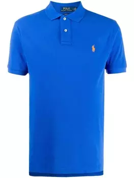 Polo Ralph Lauren рубашка-поло с вышитым логотипом, синий