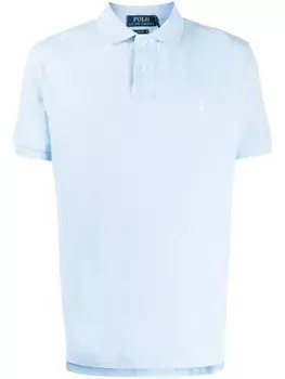 Polo Ralph Lauren рубашка-поло с вышитым логотипом, синий