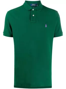 Polo Ralph Lauren рубашка-поло с вышитым логотипом, зеленый