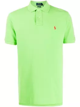 Polo Ralph Lauren рубашка-поло с вышитым логотипом, зеленый