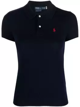 Polo Ralph Lauren рубашка поло с вышитым логотипом, синий