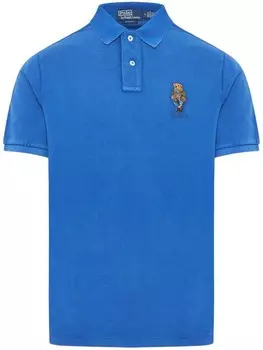 Polo Ralph Lauren рубашка поло с вышитым логотипом, синий
