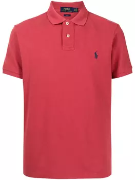 Polo Ralph Lauren рубашка поло с вышитым логотипом, красный