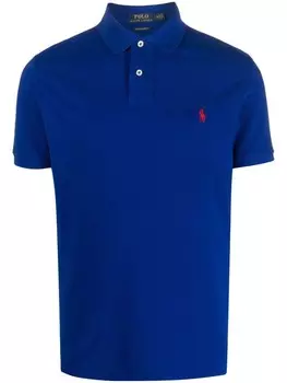 Polo Ralph Lauren рубашка поло с вышитым логотипом, синий