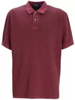 Polo Ralph Lauren рубашка поло с вышитым логотипом, красный