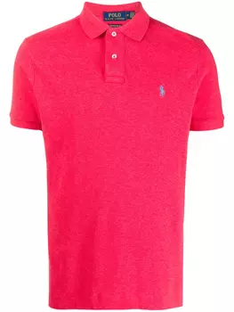 Polo Ralph Lauren рубашка-поло с вышитым логотипом, красный