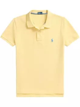 Polo Ralph Lauren рубашка поло с вышивкой Polo Pony, желтый