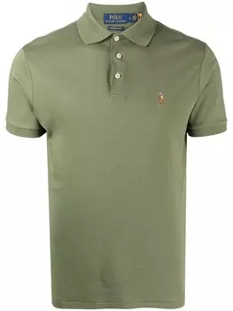 Polo Ralph Lauren рубашка поло с вышивкой Polo Pony, зеленый