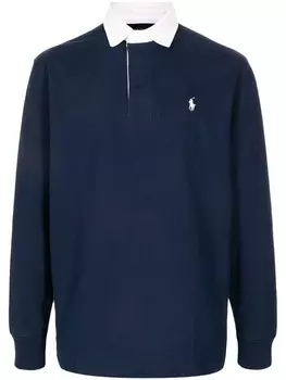 Polo Ralph Lauren рубашка поло с вышивкой Polo Pony, синий