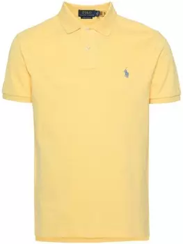 Polo Ralph Lauren рубашка поло с вышивкой Polo Pony, желтый