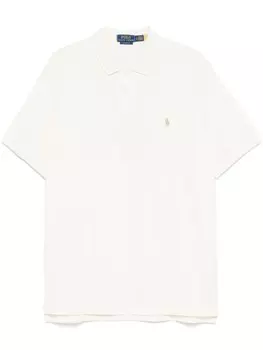 Polo Ralph Lauren рубашка поло с вышивкой Polo Pony, нейтральный