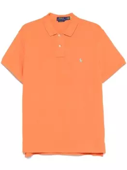 Polo Ralph Lauren рубашка поло с вышивкой Polo Pony, оранжевый