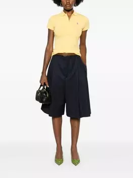 Polo Ralph Lauren рубашка поло с вышивкой Polo Pony, желтый