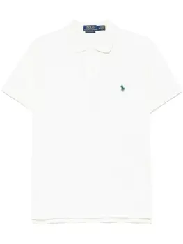 Polo Ralph Lauren рубашка поло с вышивкой Polo Pony, белый
