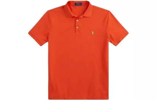 Polo Ralph Lauren Рубашка поло унисекс FW22 оранжевого цвета