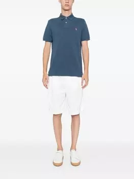 Polo Ralph Lauren рубашка поло узкого кроя, синий