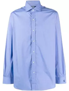 Polo Ralph Lauren рубашка Regent с вышитым логотипом, синий
