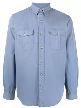 Polo Ralph Lauren рубашка с длинными рукавами, синий