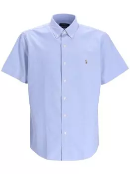 Polo Ralph Lauren рубашка с короткими рукавами и логотипом Polo Pony, синий