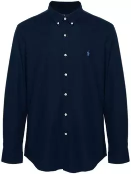 Polo Ralph Lauren рубашка с логотипом Polo Pony, синий
