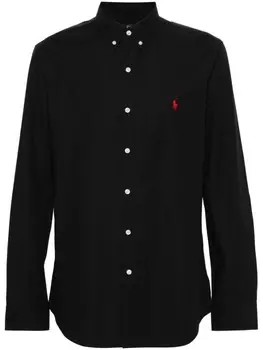 Polo Ralph Lauren рубашка с логотипом Polo Pony, черный