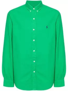 Polo Ralph Lauren рубашка с логотипом Polo Pony, зеленый